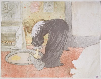Frau in der Wanne von Henri de Toulouse Lautrec